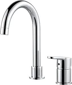 Смеситель для раковины D&K Rhein Marx хром DA1394101 Смеситель для раковины D&K Rhein Marx хром DA1394101, 1