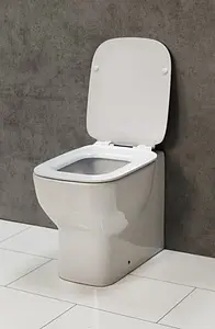 Унитаз приставной BelBagno Vaso белый BB127CB, 3