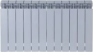 Радиатор биметаллический 12 секций Global Style Plus 500 серый Радиатор биметаллический 12 секций Global Style Plus 500 серый, 2