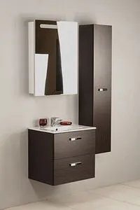 Тумба-умывальник подвесная Roca Victoria Nord 60 венге ZRU9000027+32799E000, 3