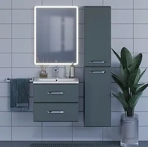 Шкаф-пенал подвесной Uperwood Upd Foster серый графит 291020528, 4