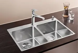 Смеситель для кухни с выдвижным изливом Blanco Felisa-S нержавеющая сталь 520337, 2