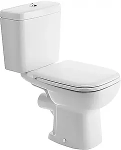 Унитаз-компакт Duravit D-code белый 37-8801000 Унитаз-компакт Duravit D-code белый 37-8801000, 1