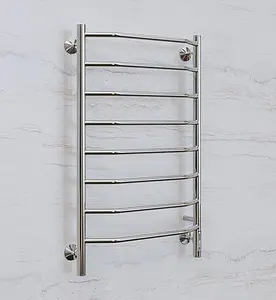 Полотенцесушитель электрический лесенка Terminus Виктория П8 500х850 электро quick touch полированная сталь 4670078531216, 4