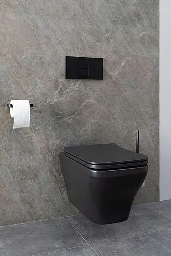 Унитаз подвесной безободковый Allen Brau Infinity черный матовый 4.21011.31