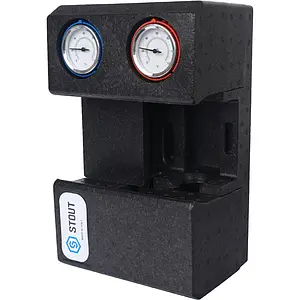 Насосный модуль с термостатическим смесительным клапаном 1"н х ¾"в Stout SDG-0002-002001 без насоса Насосный модуль с термостатическим смесительным клапаном 1"н х ¾"в Stout SDG-0002-002001 без насоса, 1
