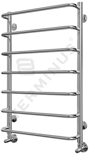 Полотенцесушитель водяной лесенка Terminus Стандарт П7 500х796 полированная сталь 4670030725325