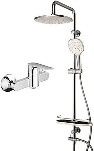 Душевая система со смесителем для душа Dorff Prime хром D0740030 Душевая система со смесителем для душа Dorff Prime хром D0740030, 1