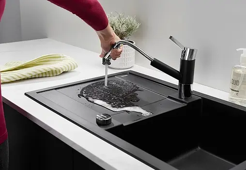 Мойка кухонная Blanco Metra 45 S 78 черный 525914