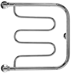 Полотенцесушитель водяной Terminus Фокстрот AISI 32х2 600х700 полированная сталь 4620768881343, 1