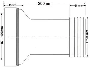 Патрубок для унитаза Mc Alpine MRWC2-90 Патрубок для унитаза Mc Alpine MRWC2-90, 2
