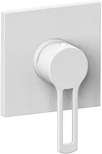 Смеситель для душа скрытого монтажа Paffoni Ringo белый матовый RIN010BO/M Смеситель для душа скрытого монтажа Paffoni Ringo белый матовый RIN010BO/M, 1
