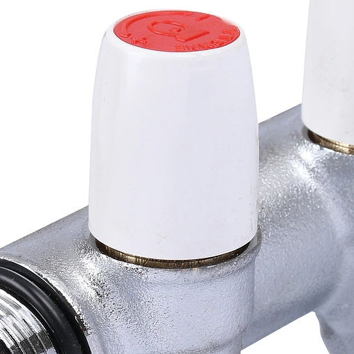 Коллектор регулирующий проходной 4 отвода ¾&quot;в/н x ½&quot;к Tiemme MAXIMA 1860004