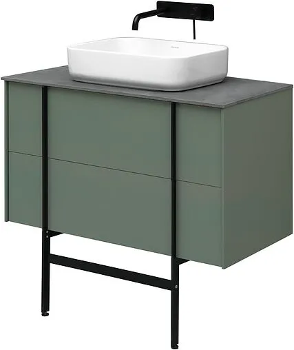 Тумба-умывальник подвесной Allen Brau Reality 90 олива 1.32006.CGM+