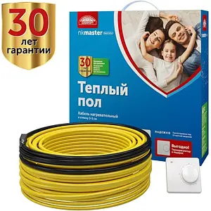 Теплый пол (нагревательный кабель) Национальный комфорт БНК Мастер 150Вт 0,8 - 1,0м² 100035775500, 1