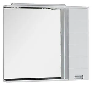 Шкаф-зеркало Aquanet Сити 100 белый 170566, 1
