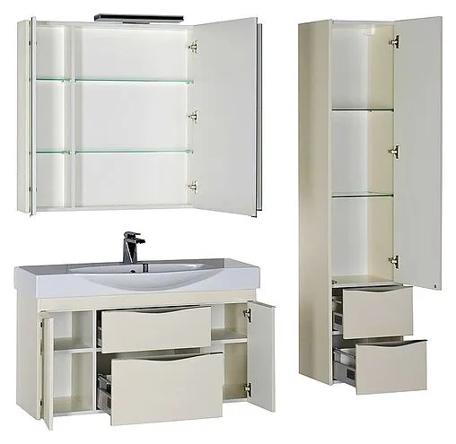 Шкаф-зеркало Aquanet Франка 105 183048