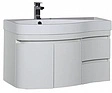 Тумба-умывальник подвесная Aquanet Сопрано 95 L белый 00169631+00169395