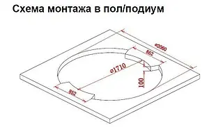 Ванна акриловая с гидромассажем Gemy 210x210 G9060 B Ванна акриловая с гидромассажем Gemy 210x210 G9060 B, 3