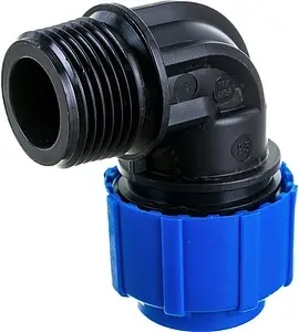 Уголок компрессионный переходной 25мм x 1&quot;н ТПК-Аква 50012501, 4