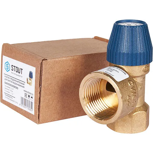Клапан предохранительный ¾&quot; 8 бар Stout SVS-0030-008020
