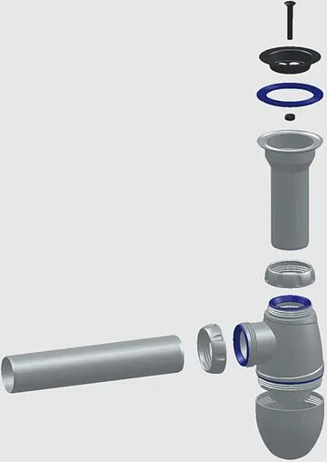 Сифон бутылочный для мойки Unicorn В110 Сифон бутылочный для мойки Unicorn В110