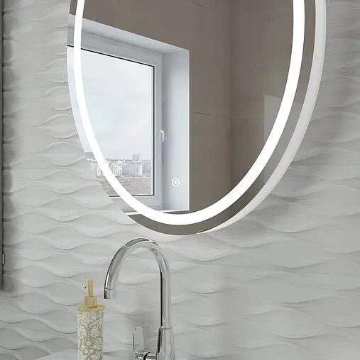 Зеркало с подсветкой Continent Verso Led 57x77 с подогревом белый ЗЛП2143