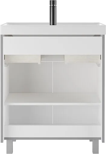 Тумба под умывальник напольный Домино Graffo 70 светло-серый DGr2414T