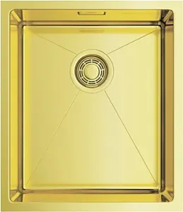 Мойка кухонная Omoikiri Taki 38-U/IF-LG светлое золото 4973092, 1
