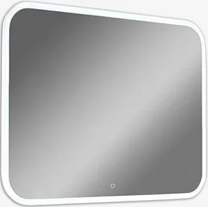 Зеркало с подсветкой Continent Demure Led 91.5x68.5 с часами (слева) белый ЗЛП650 Зеркало с подсветкой Continent Demure Led 91.5x68.5 с часами (слева) белый ЗЛП650, 1