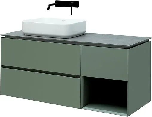 Тумба под умывальник подвесная Allen Brau Infinity 120 L олива 1.21005.CGM