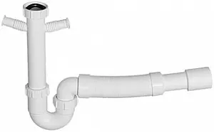 Сифон трубный для мойки Mc Alpine MRSK10-NW Сифон трубный для мойки Mc Alpine MRSK10-NW, 1