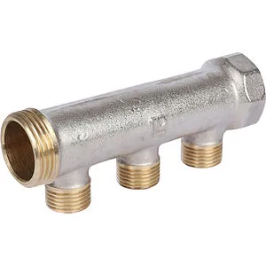 Коллектор распределительный проходной 3 отвода 1"в/н x ½"к Luxor CP 423 68533401 Коллектор распределительный проходной 3 отвода 1"в/н x ½"к Luxor CP 423 68533401, 1