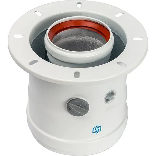 Адаптер стартовый коаксиальный Ø 60/100мм (алюм.) Stout SCA-6010-240100