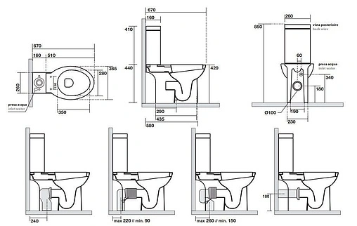 Бачок для унитаза Kerasan Bit белый 448101