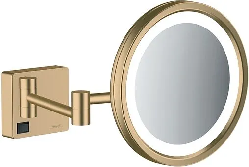 Косметическое зеркало Hansgrohe AddStoris шлифованная бронза 41790140
