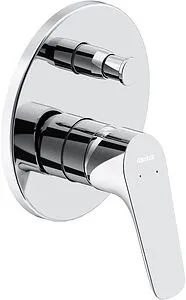 Смеситель для ванны скрытого монтажа Damixa Jupiter хром 777100000 Смеситель для ванны скрытого монтажа Damixa Jupiter хром 777100000, 1