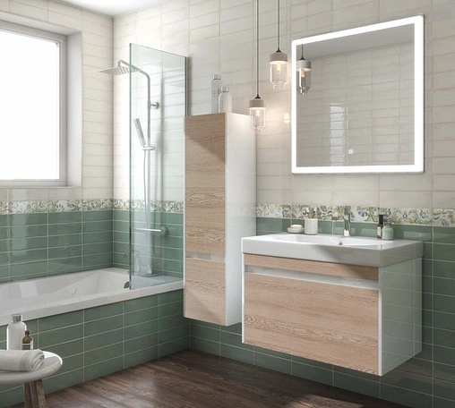 Зеркало с подсветкой Kerama Marazzi Buongiorno 80 белый MI.80