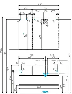 Зеркало с подсветкой Aquaton Терра 70 дуб кантри 1A247002TEDY0 Зеркало с подсветкой Aquaton Терра 70 дуб кантри 1A247002TEDY0, 2