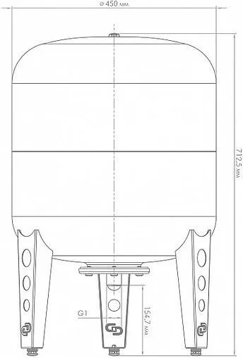 Гидроаккумулятор Джилекс В 80 «ХИТ» 8 бар 7109