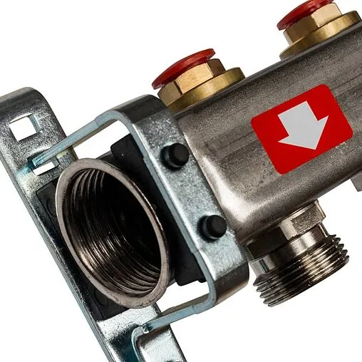 Группа коллекторная без расходомеров 5 отводов 1&quot;в/в x ¾&quot;ек Stout SMS-0932-000005