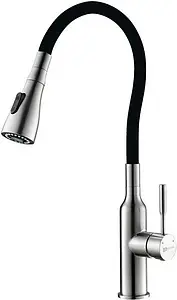 Смеситель для кухни Lemark Expert хром/чёрный LM5082S-Black Смеситель для кухни Lemark Expert хром/чёрный LM5082S-Black, 1