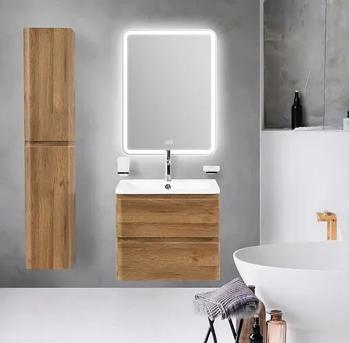 Зеркало с подсветкой BelBagno MARINO 60x80 с подогревом SPC-MAR-600-800-LED-TCH-WARM