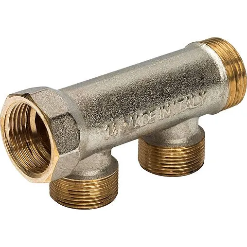 Коллектор распределительный проходной 2 отвода ¾&quot;в/н x М24x19 Luxor CP 402 68522700