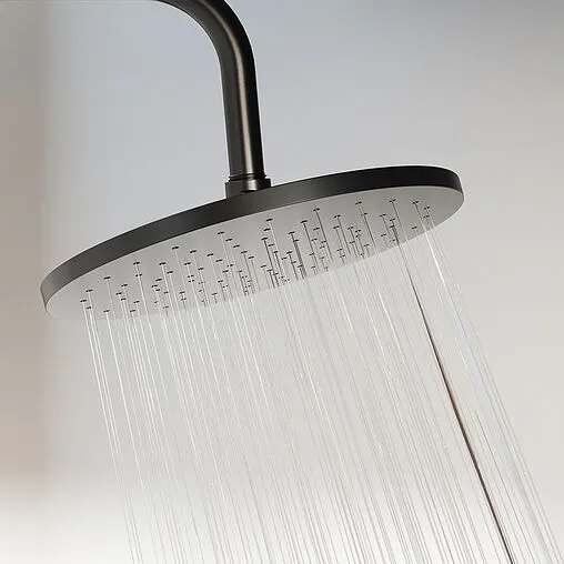 Душевая система с термостатом для душа Damixa Jupiter чёрный матовый 977750300