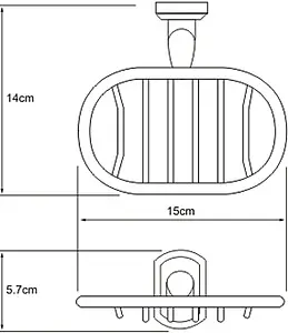 Мыльница Wasserkraft Oder хром 3069 Мыльница Wasserkraft Oder хром 3069, 4