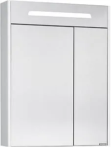 Шкаф-зеркало Aquaton Сильва 60 дуб полярный 1A216202SIW70, 1