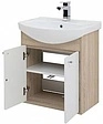 Тумба-умывальник Aquanet Грейс 60 белый/дуб сонома 00198371+00182641