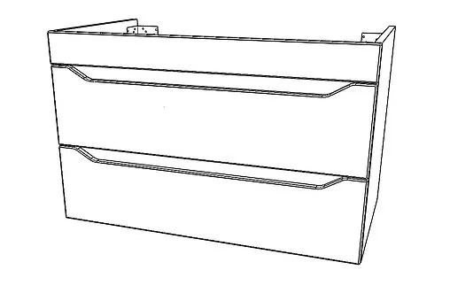 Тумба-умывальник подвесной Айсберг Ева 80 белый DA5917T+4670142930020