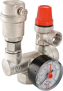 Группа безопасности расширительного бака до 44 кВт 1" 3 бар Valtec VT.460.0.0 Группа безопасности расширительного бака до 44 кВт 1" 3 бар Valtec VT.460.0.0, 1